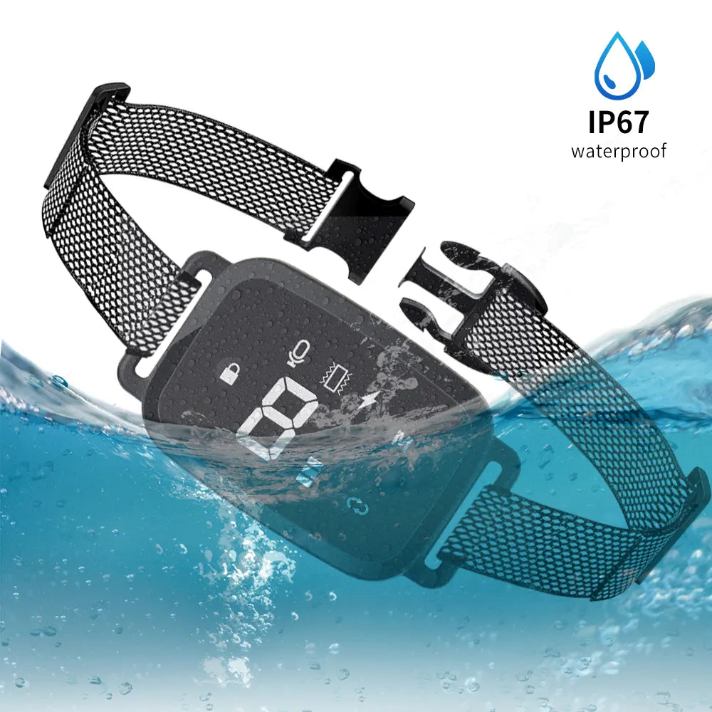 Dog bark trainning collar