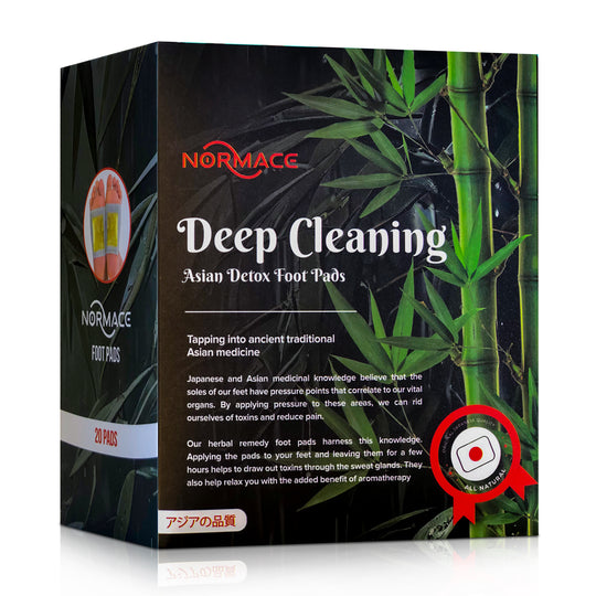 Normace Detox Foot Patches Pads Body Toxins Feet Deep Cleansing Herbal
