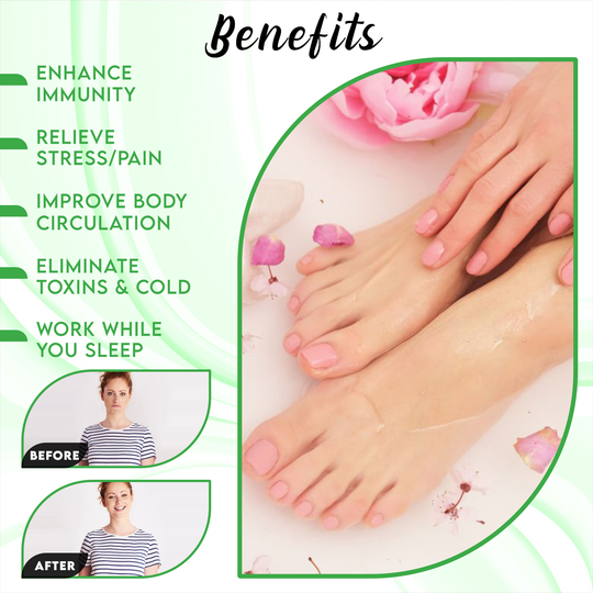 Normace Detox Foot Patches Pads Body Toxins Feet Deep Cleansing Herbal