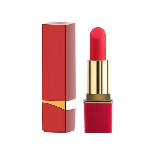 Mini Lipstick-Shaped Personal Massager, USB Rechargeable, 10 Modes, Compact & Travel Friendly
