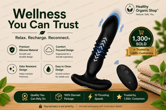 Rechargeable Prostate Massager with Remote Control – Silicone Personal Wellness Device, USB Rechargeable