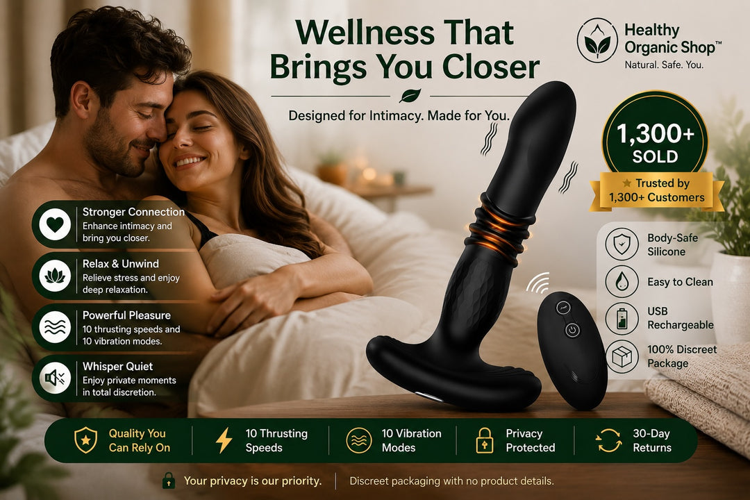 Rechargeable Prostate Massager with Remote Control – Silicone Personal Wellness Device, USB Rechargeable