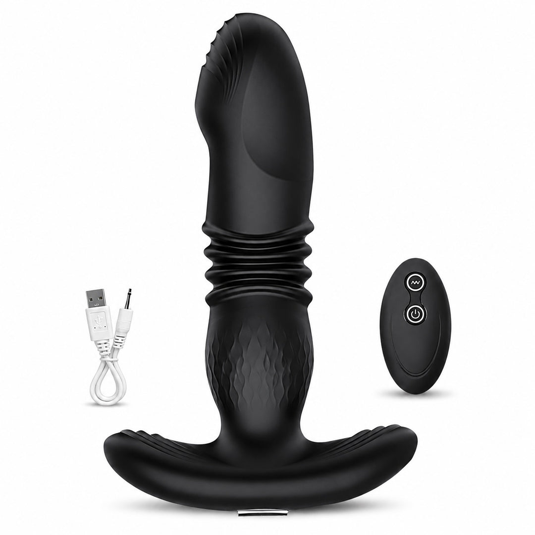 Rechargeable Prostate Massager with Remote Control – Silicone Personal Wellness Device, USB Rechargeable