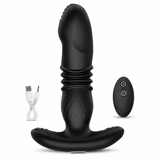 Rechargeable Prostate Massager with Remote Control – Silicone Personal Wellness Device, USB Rechargeable