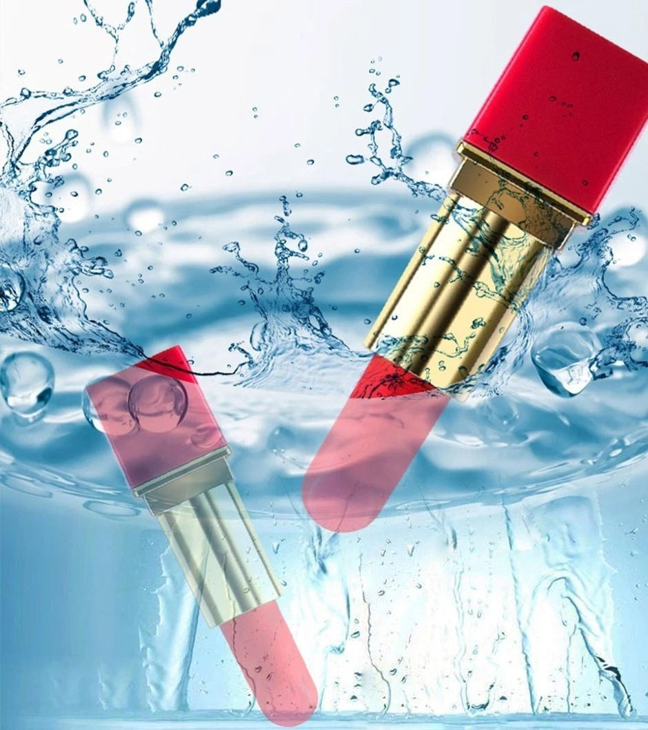 Mini Lipstick-Shaped Personal Massager, USB Rechargeable, 10 Modes, Compact & Travel Friendly