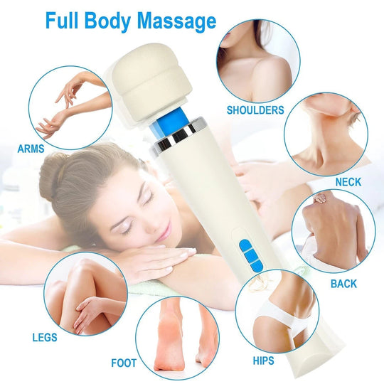 HV 270 Rechargeable Wand Massager – Variable Speed Cordless Multi Function