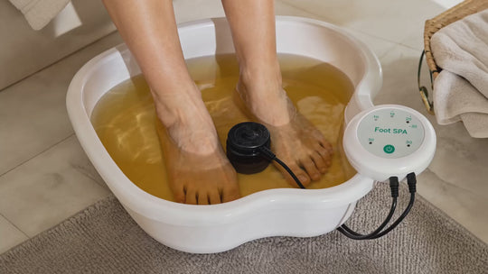 Ionic Detox Foot Bath Cleanse Spa Kit with Tub Basin & Array for Home Use
