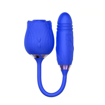 Rose Telescopic Suction Massager – Rechargeable Personal Wellness Device for Women