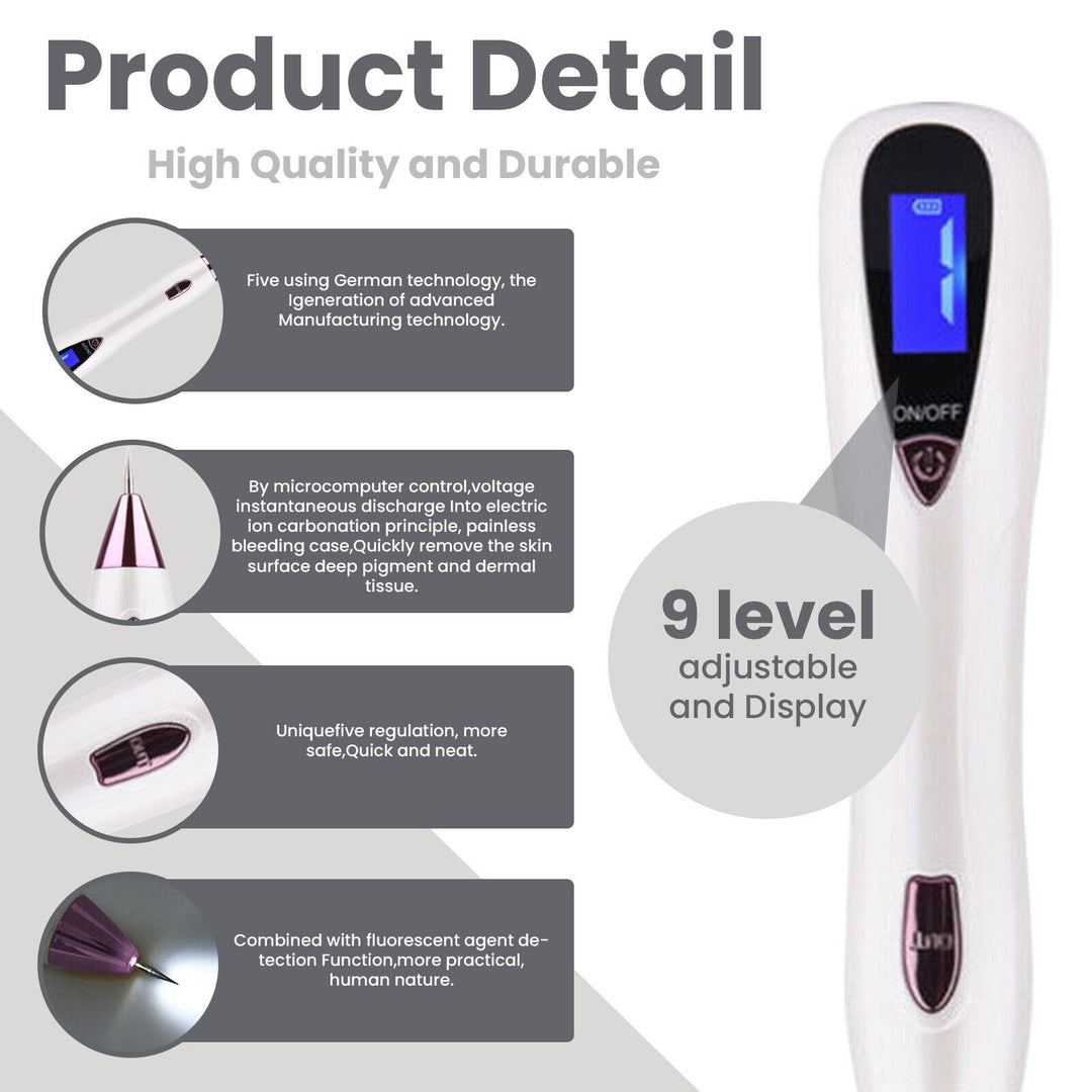 Laser Plasma Pen Mole Removal Dark Spot Skin Tag Tattoo Wart Remover