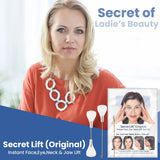 Instant Invisible Face, Neck and Eye Lift (Dark Hair) Tapes & Bands Secret Lift