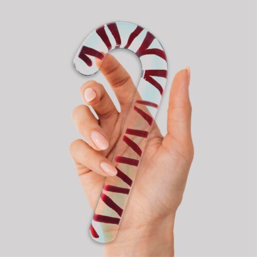 Dildo Candy Cane Unisex Anal Butt Plug for Men and Women