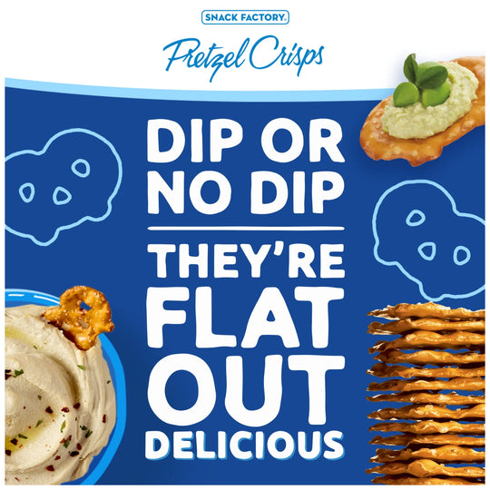 Snack Factory Pretzel Crisps, Organic Original, 28 oz