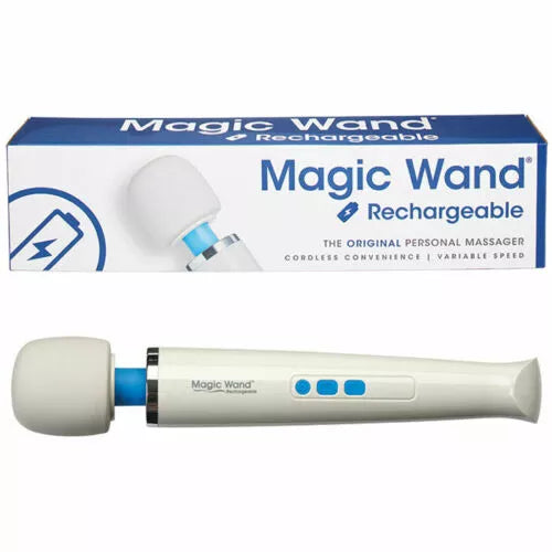 Magic Wand Massager Rechargeable HV-270 – Cordless Multi-Function Variable-Speed Neck Massager with Soft Silicone Head