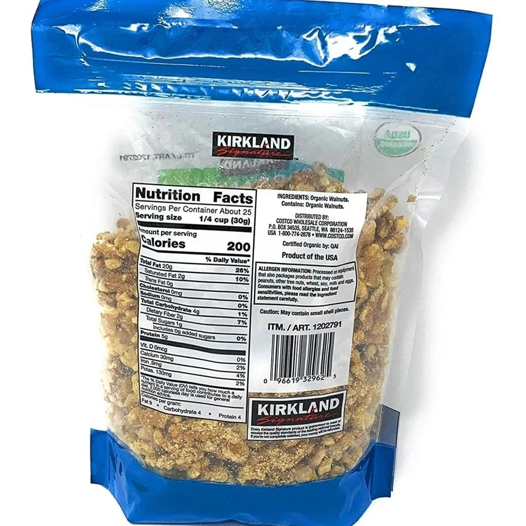 Kirkland Raspberry Walnut Kirkland Signature Organic Walnuts – 1.7 lb – Healthy Organic Shop