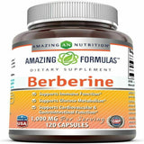 Amazing Formulas 1000 Mg Berberine Hydrochloride Dietary Supplement Capsules